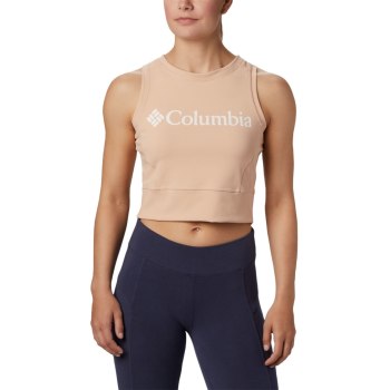 Columbia Ženske Majice Bez Rukava - Windgates Cropped Bijele | UHPA-36875